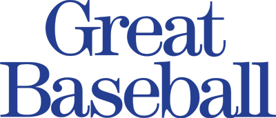 Great Baseball logo for Sega Master System